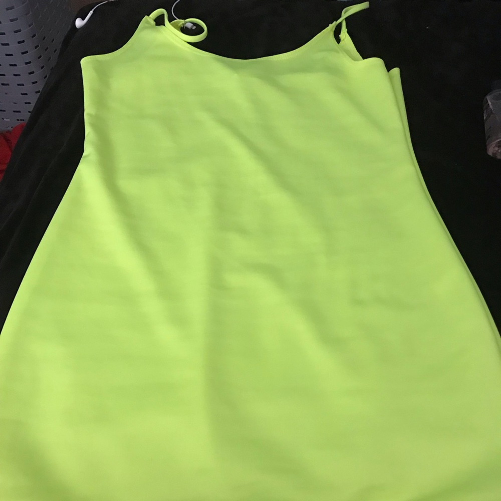 ☘️Highlighter Green Dress☘️
